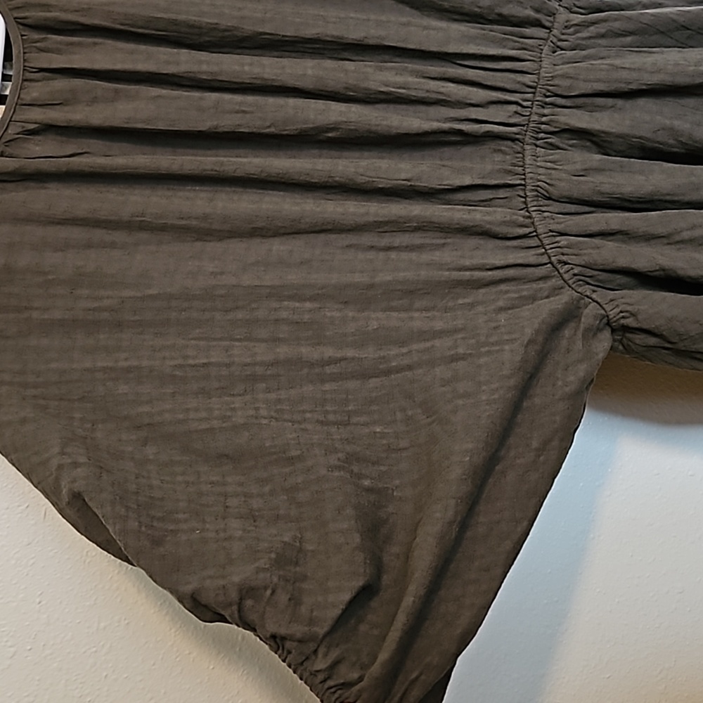 Aerie L Open Back Dress NWT Army Green - Picture 11 of 11